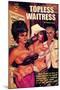 1960s USA Topless Waitress Book Cover-null-Mounted Giclee Print