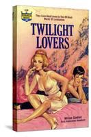 1960s USA Twilight Lovers Book Cover-null-Stretched Canvas