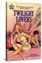 1960s USA Twilight Lovers Book Cover-null-Stretched Canvas