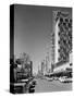 1960s View Down Freemont Street Downtown Las Vegas, Nevada-null-Stretched Canvas