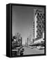 1960s View Down Freemont Street Downtown Las Vegas, Nevada-null-Framed Stretched Canvas