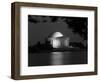 1960s Washington DC Jefferson Memorial at Night-null-Framed Photographic Print