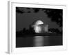 1960s Washington DC Jefferson Memorial at Night-null-Framed Photographic Print