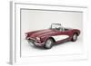 1961 Chevrolet Corvette C1 Convertible-null-Framed Photographic Print