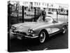 1961 Chevrolet Corvette on a Parking Meter, (C1961)-null-Stretched Canvas