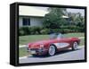 1961 Chevrolet Corvette-null-Framed Stretched Canvas
