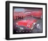 1961 Corvette-null-Framed Art Print