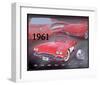 1961 Corvette-null-Framed Art Print