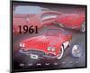 1961 Corvette-null-Mounted Art Print