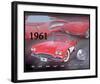 1961 Corvette-null-Framed Art Print