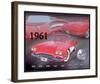 1961 Corvette-null-Framed Art Print