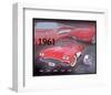 1961 Corvette-null-Framed Art Print