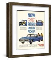 1961 Ford Falcon Pickup-null-Framed Art Print