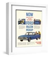 1961 Ford Falcon Pickup-null-Framed Art Print