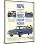 1961 Ford Falcon Pickup-null-Mounted Art Print