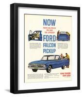 1961 Ford Falcon Pickup-null-Framed Art Print