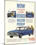 1961 Ford Falcon Pickup-null-Mounted Art Print