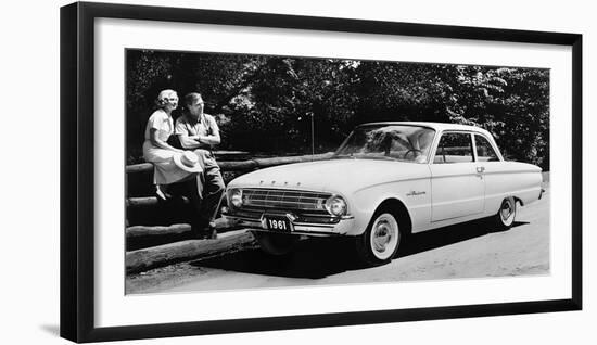 1961 Ford Falcon Tudor sedan-null-Framed Photographic Print