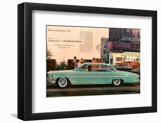 1961 GM Oldsmobile Classic 98-null-Framed Art Print