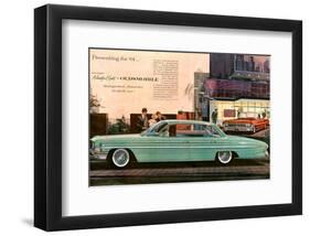 1961 GM Oldsmobile Classic 98-null-Framed Art Print