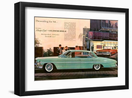 1961 GM Oldsmobile Classic 98-null-Framed Art Print