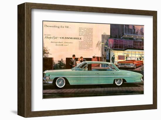 1961 GM Oldsmobile Classic 98-null-Framed Art Print