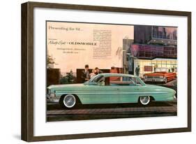 1961 GM Oldsmobile Classic 98-null-Framed Art Print