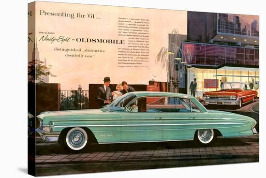 1961 GM Oldsmobile Classic 98-null-Stretched Canvas