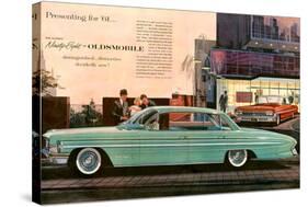 1961 GM Oldsmobile Classic 98-null-Stretched Canvas