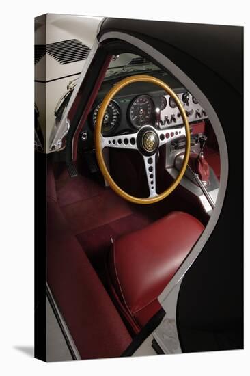 1961 Jaguar E Type Interior-S. Clay-Stretched Canvas