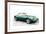 1961 Jaguar E-Type Watercolor-NaxArt-Framed Art Print