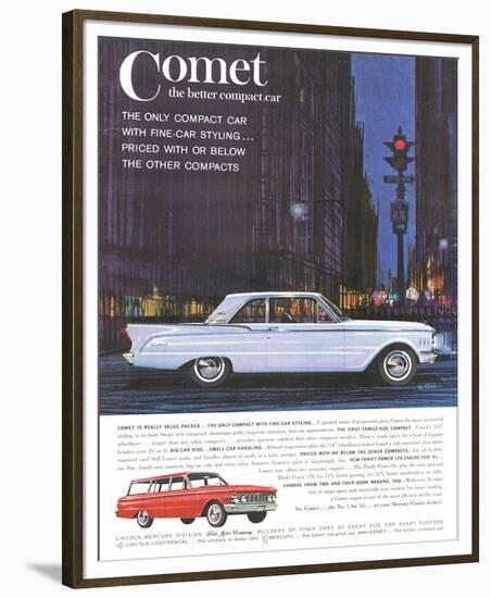 1961 Mercury-Comet Family Size-null-Framed Premium Giclee Print