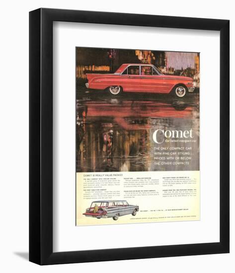 1961 Mercury-Comet Real Value-null-Framed Art Print