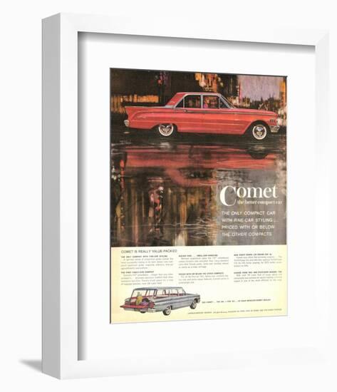 1961 Mercury-Comet Real Value-null-Framed Art Print