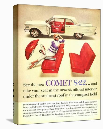 1961 Mercury-New Comet S-22-null-Stretched Canvas