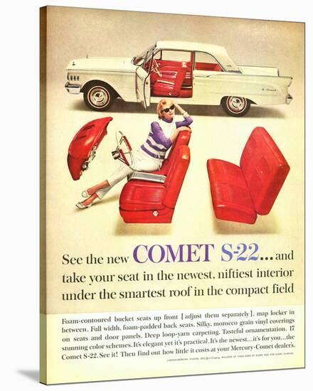 1961 Mercury-New Comet S-22-null-Stretched Canvas