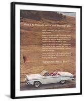 1961 Plymouth - Solid Beauty-null-Framed Art Print