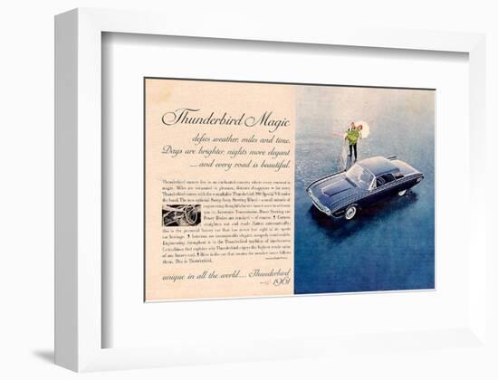 1961 Thunderbird Magic-null-Framed Art Print