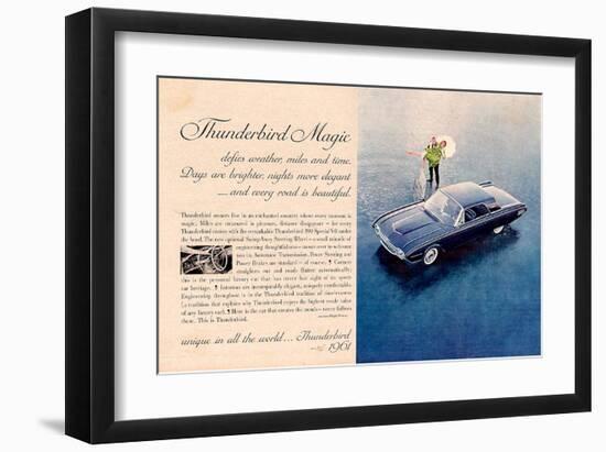 1961 Thunderbird Magic-null-Framed Art Print