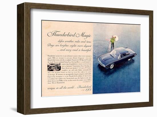 1961 Thunderbird Magic-null-Framed Art Print