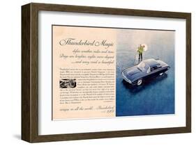 1961 Thunderbird Magic-null-Framed Art Print