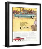 1961Mercury-Comet Big Car Ride-null-Framed Art Print