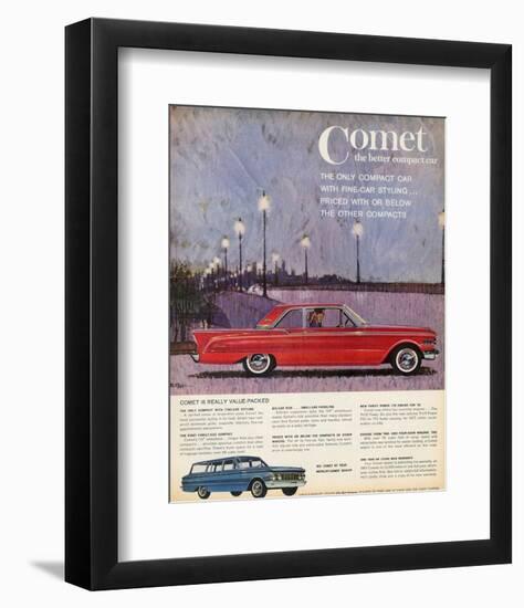 1961Mercury-Comet Value Packed-null-Framed Art Print