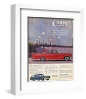 1961Mercury-Comet Value Packed-null-Framed Art Print