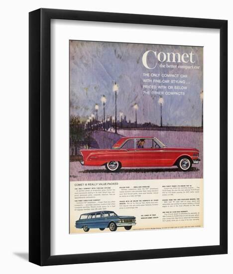 1961Mercury-Comet Value Packed-null-Framed Art Print