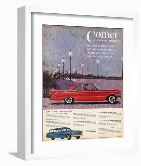 1961Mercury-Comet Value Packed-null-Framed Art Print