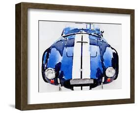 1962 AC Cobra Shelby Watercolor-NaxArt-Framed Art Print