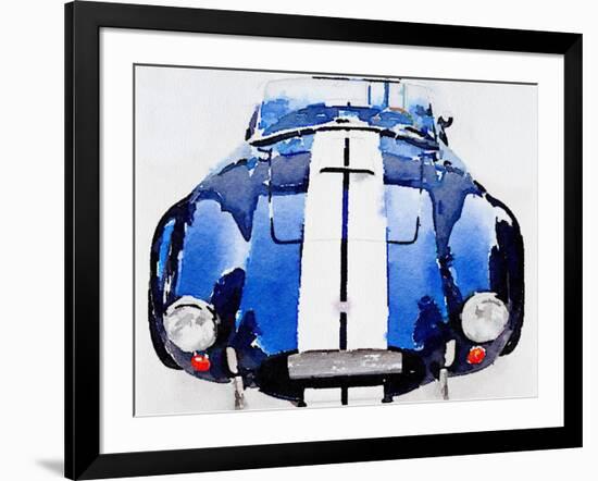 1962 AC Cobra Shelby Watercolor-NaxArt-Framed Art Print