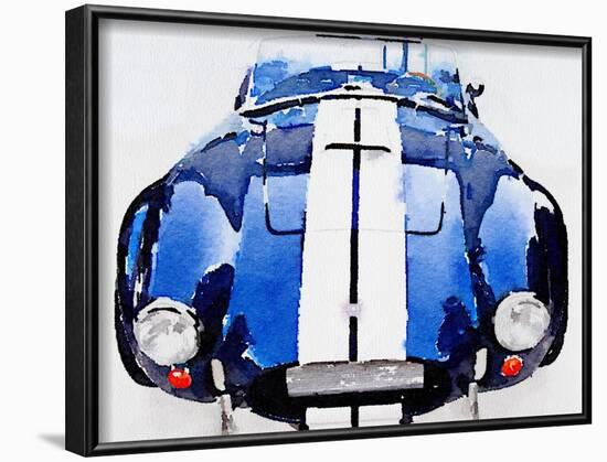 1962 AC Cobra Shelby Watercolor-NaxArt-Framed Art Print