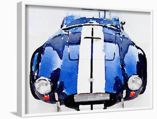 1962 AC Cobra Shelby Watercolor-NaxArt-Framed Art Print